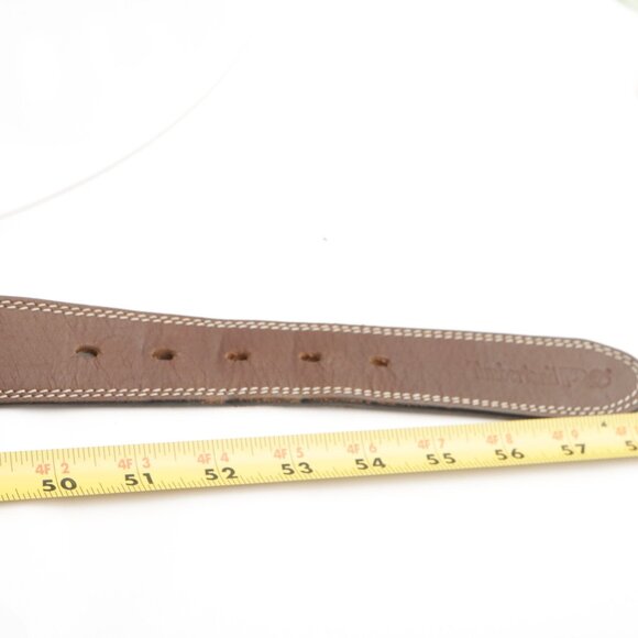 Timberland PRO Mens Belt Size 52 3XL Brown Leather 1 1/2" Wide Casual Work - Picture 12 of 14